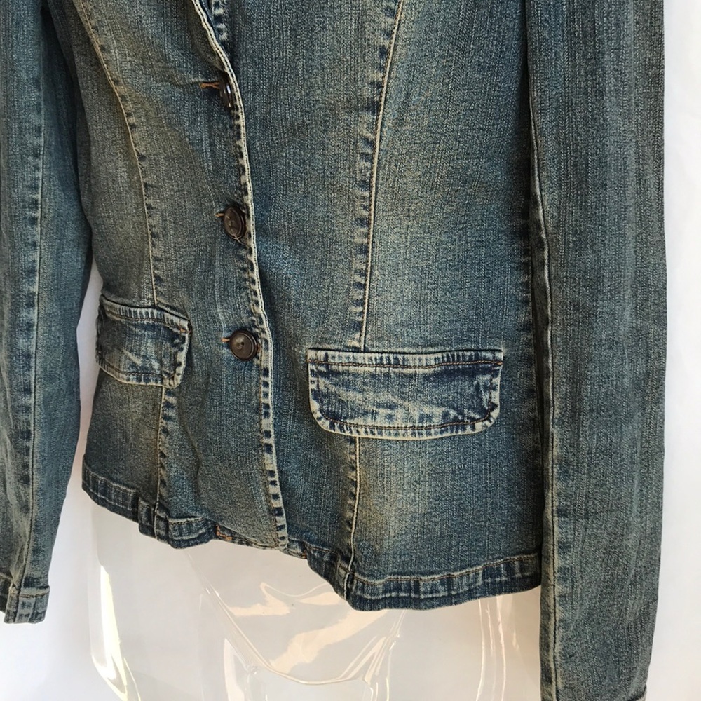 Rampage Jean Company Denim Blazer Size Small - Picture 3 of 7
